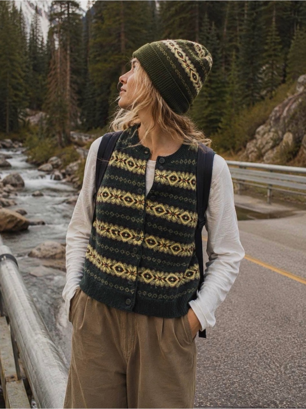 Vintage Eddie Bauer Wool Vest